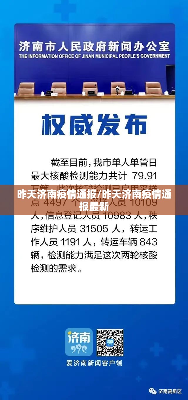 昨天济南疫情通报/昨天济南疫情通报最新