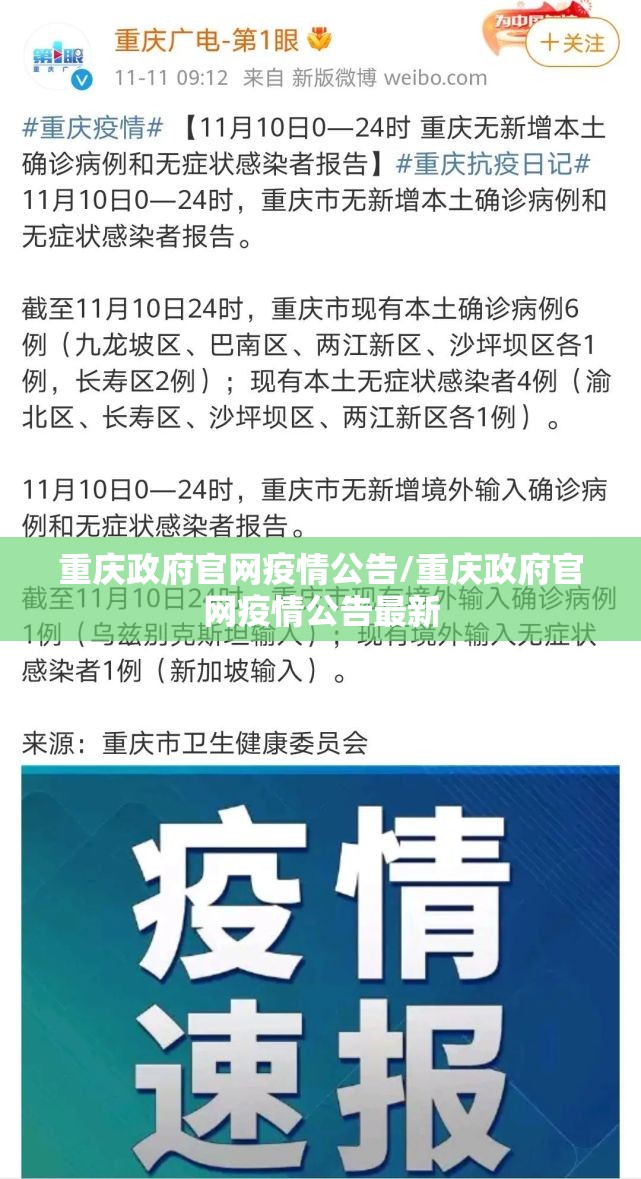 重庆政府官网疫情公告/重庆政府官网疫情公告最新