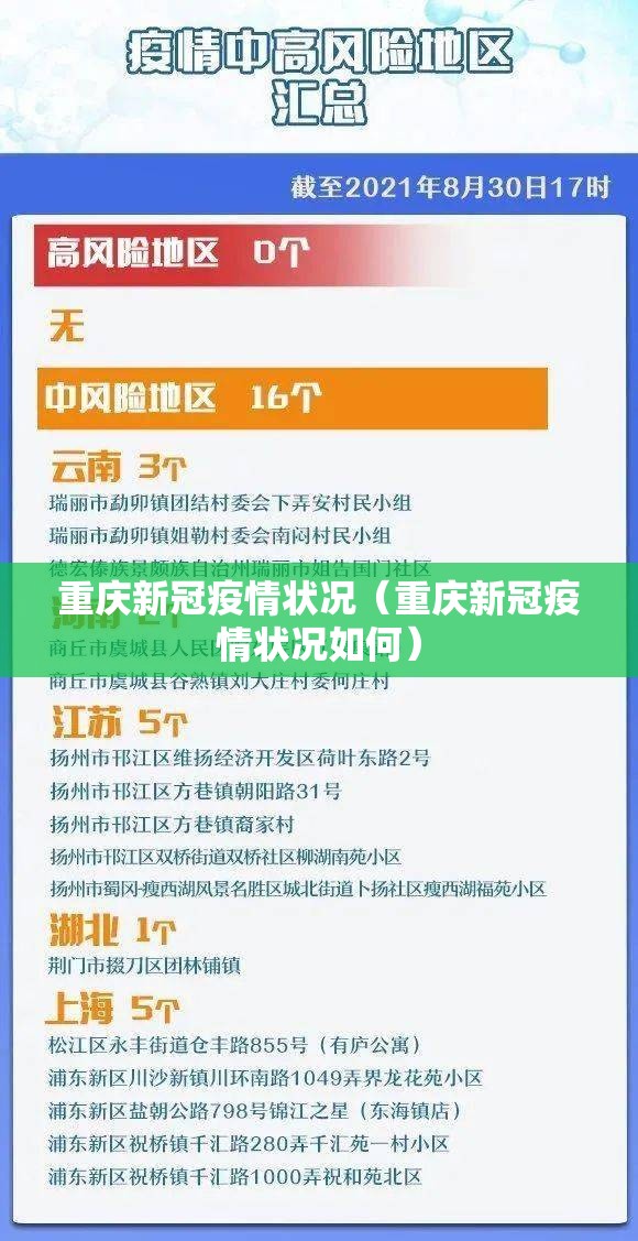 重庆新冠疫情状况（重庆新冠疫情状况如何）