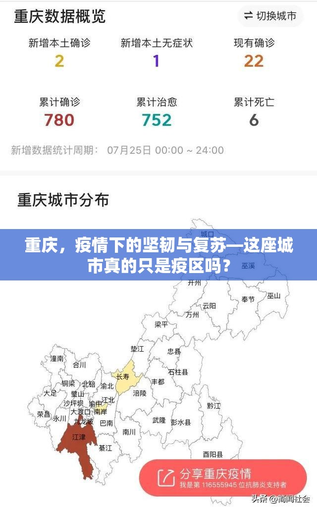 重庆，疫情下的坚韧与复苏—这座城市真的只是疫区吗？