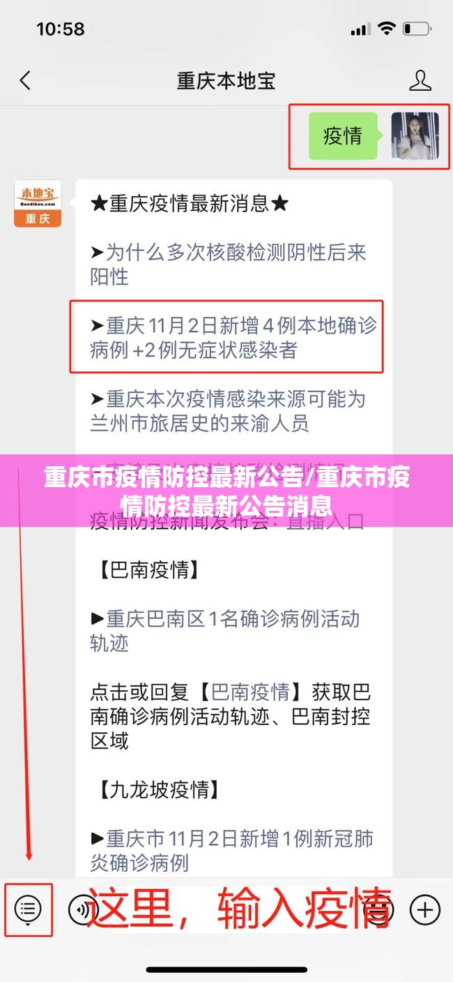 重庆市疫情防控最新公告/重庆市疫情防控最新公告消息