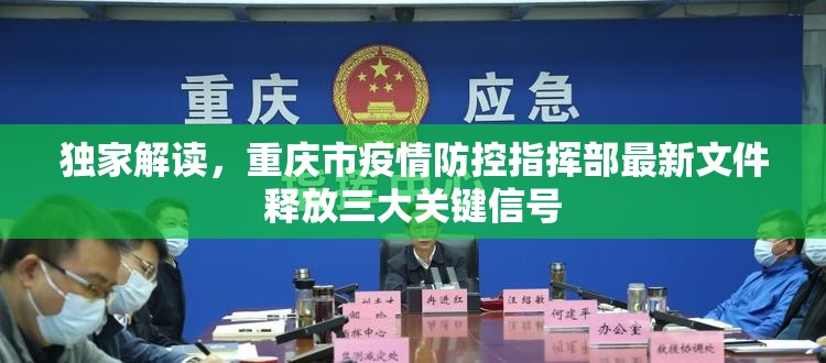 独家解读，重庆市疫情防控指挥部最新文件释放三大关键信号