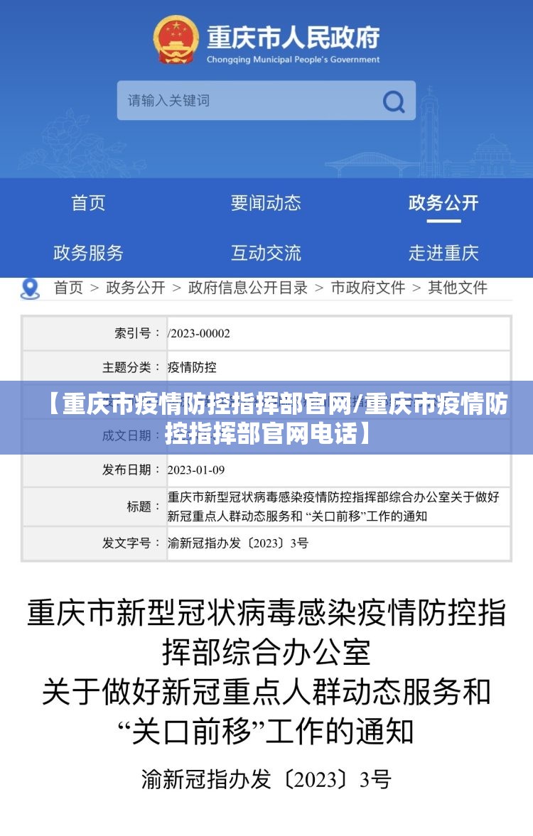 【重庆市疫情防控指挥部官网/重庆市疫情防控指挥部官网电话】