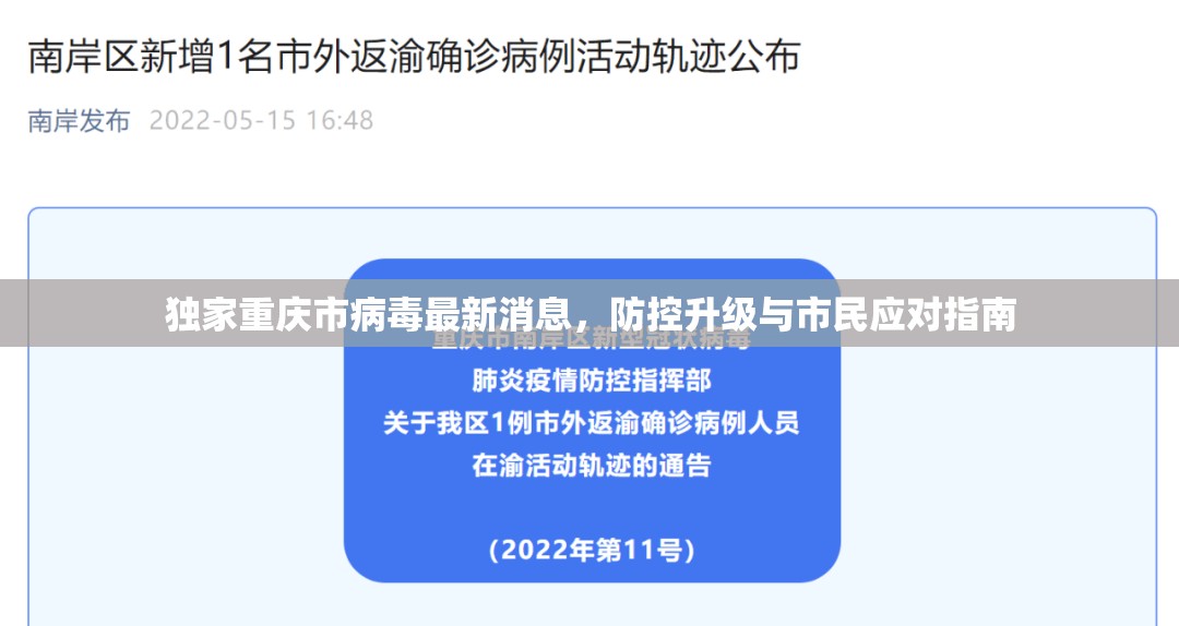 独家重庆市病毒最新消息，防控升级与市民应对指南