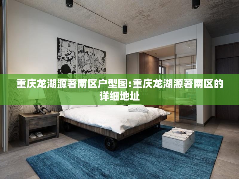 重庆龙湖源著南区户型图:重庆龙湖源著南区的详细地址