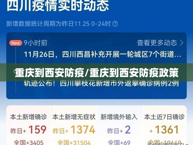 重庆到西安防疫/重庆到西安防疫政策