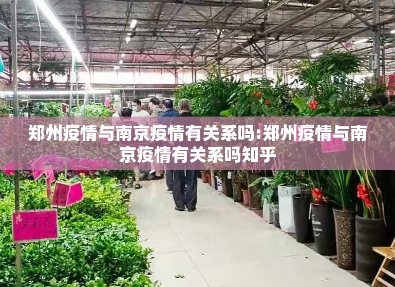郑州疫情与南京疫情有关系吗:郑州疫情与南京疫情有关系吗知乎