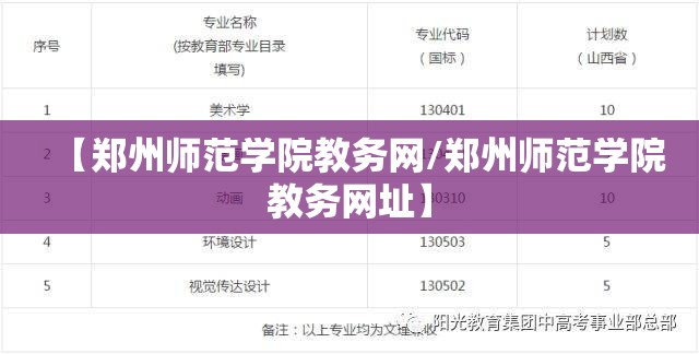 【郑州师范学院教务网/郑州师范学院教务网址】