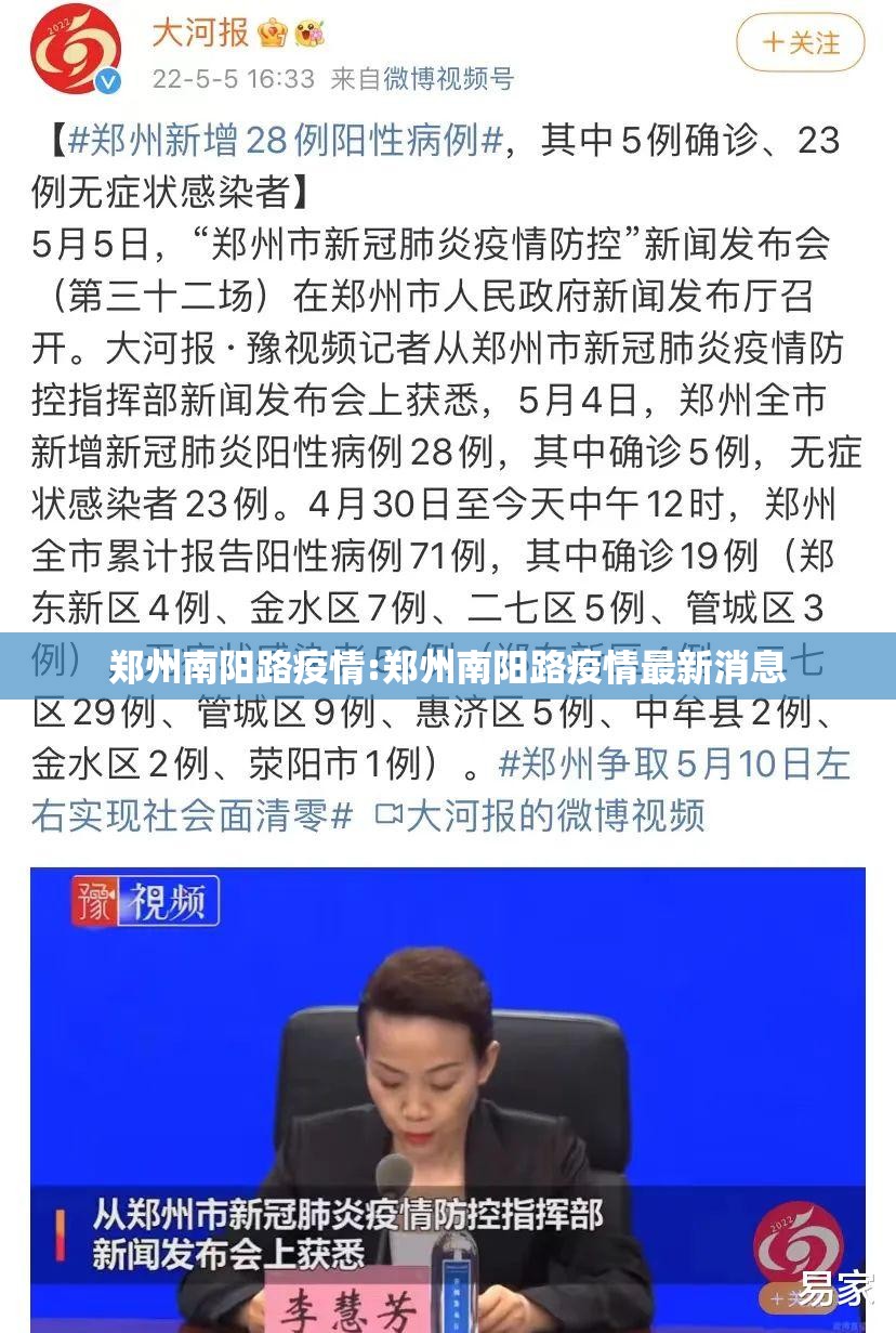 郑州南阳路疫情:郑州南阳路疫情最新消息