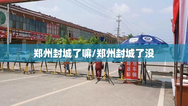 郑州封城了嘛/郑州封城了没