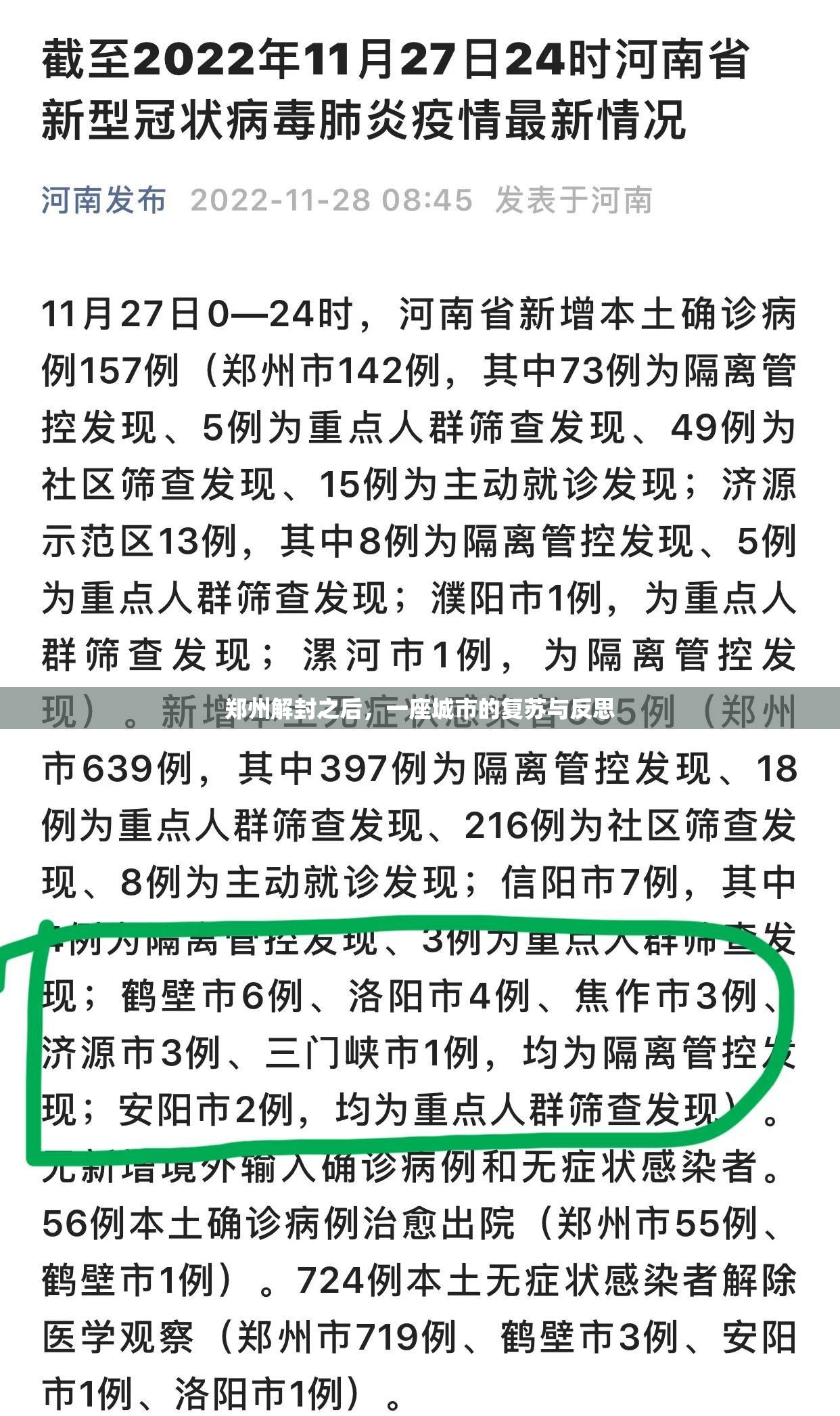 郑州解封之后，一座城市的复苏与反思