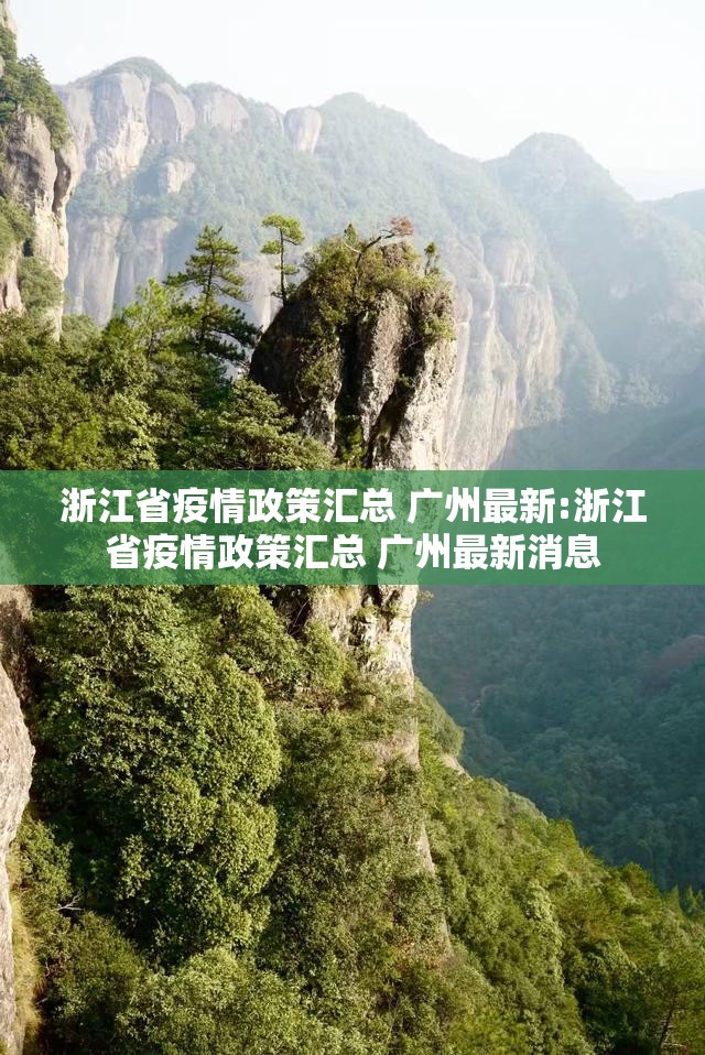 浙江省疫情政策汇总 广州最新:浙江省疫情政策汇总 广州最新消息