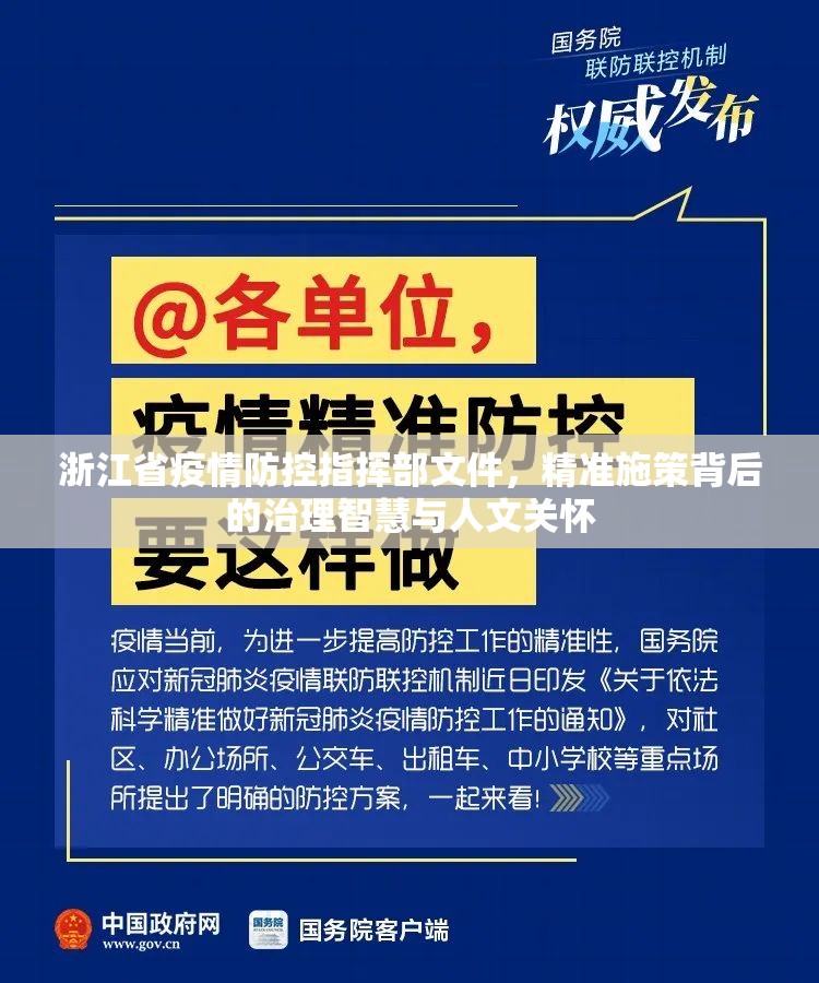 浙江省疫情防控指挥部文件，精准施策背后的治理智慧与人文关怀