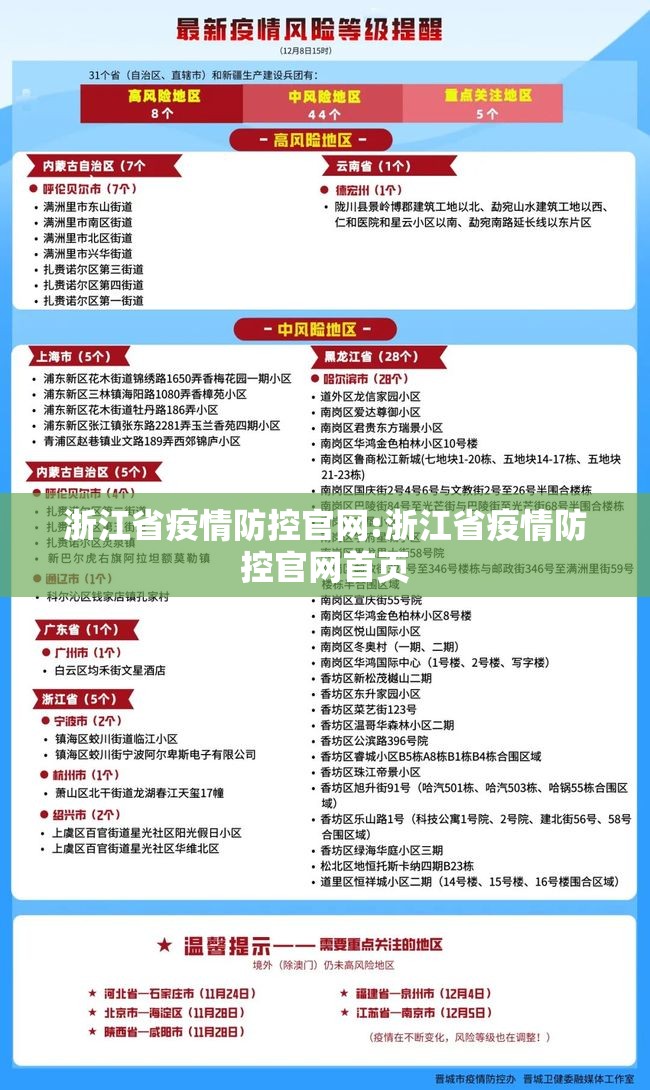 浙江省疫情防控官网:浙江省疫情防控官网首页