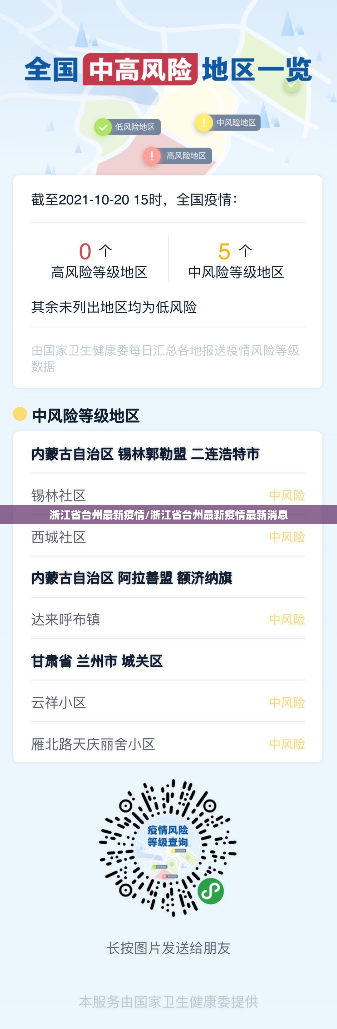 浙江省台州最新疫情/浙江省台州最新疫情最新消息