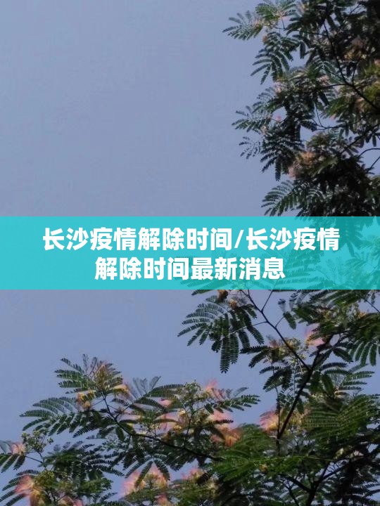 长沙疫情解除时间/长沙疫情解除时间最新消息