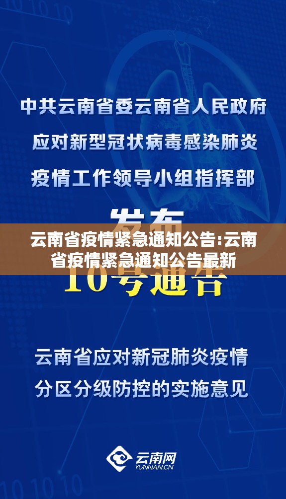 云南省疫情紧急通知公告:云南省疫情紧急通知公告最新