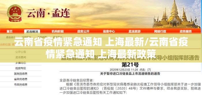 云南省疫情紧急通知 上海最新/云南省疫情紧急通知 上海最新政策
