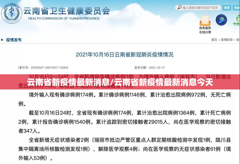 云南省新疫情最新消息/云南省新疫情最新消息今天