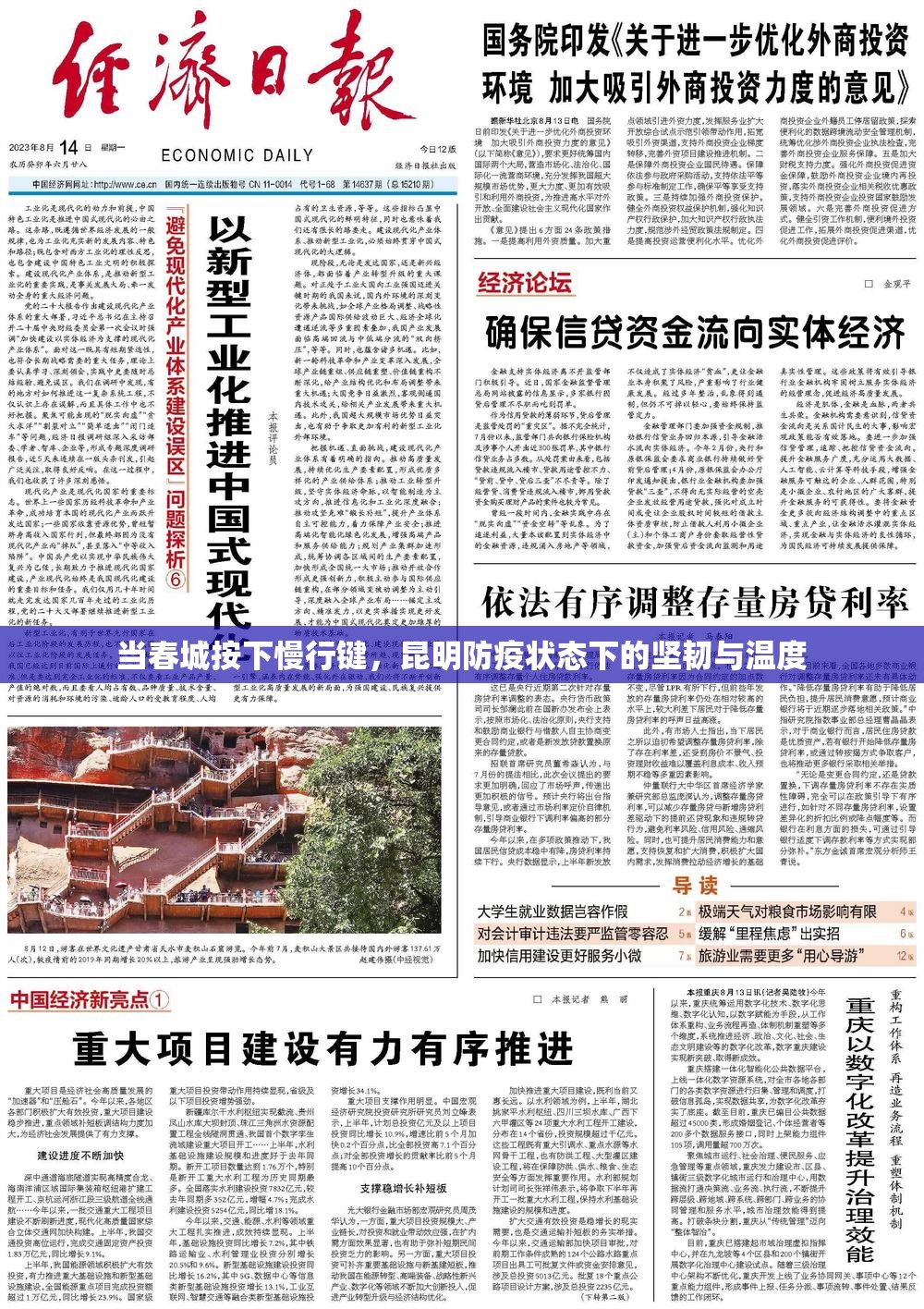 当春城按下慢行键，昆明防疫状态下的坚韧与温度